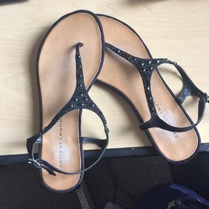 Chinese laundry thong sandals! Barely worn!!